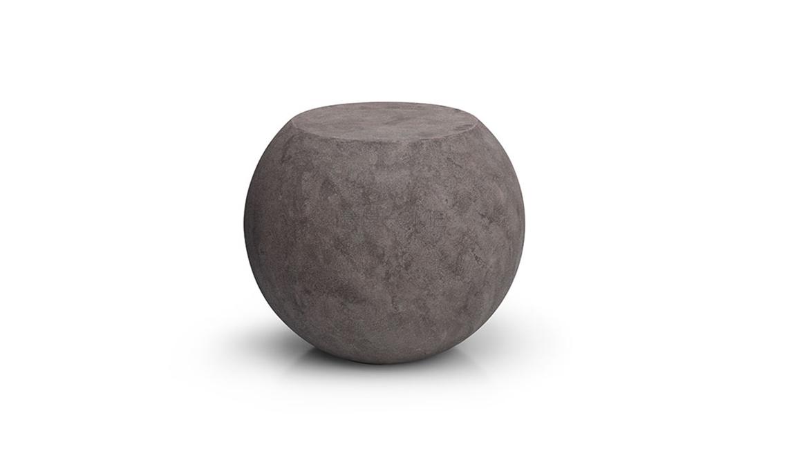 BONG lava stone finish 角凳