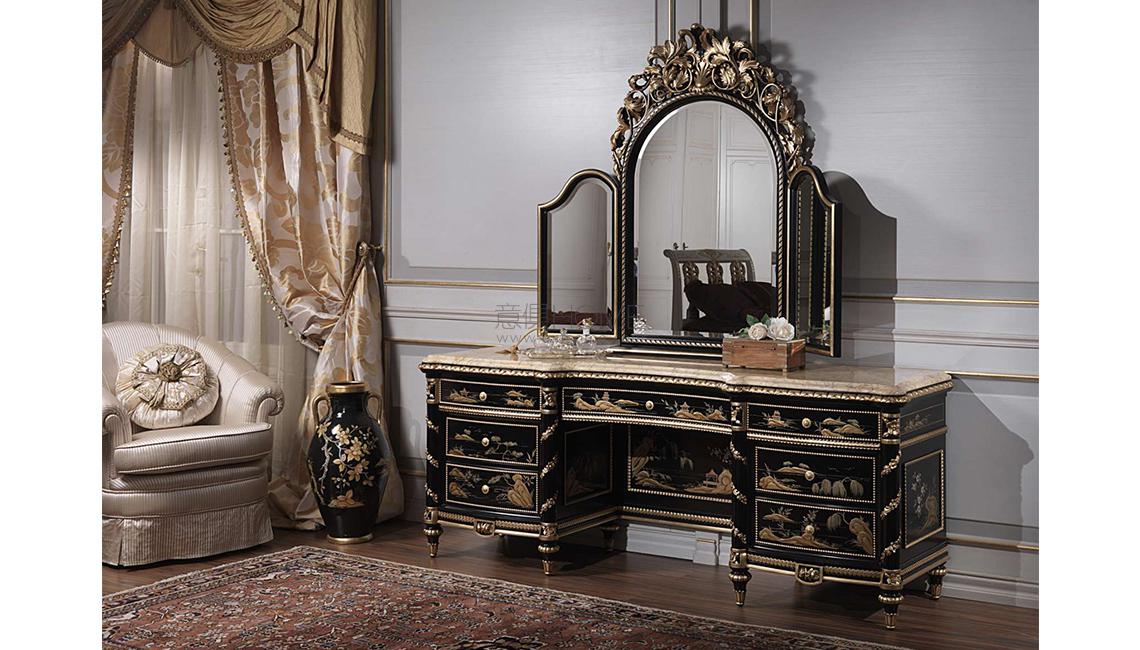 Luxury classic dressing, chinese style collection Chinoiserie  梳妆台