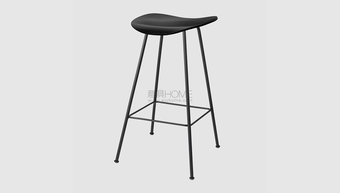 2D Counter Stool - Un-upholstered - 65 cm - Center base吧凳