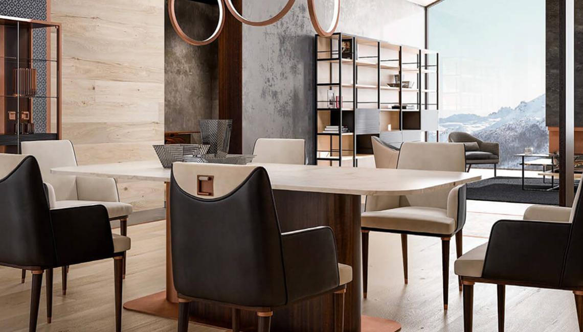 Rectangular dining table 长方形餐桌