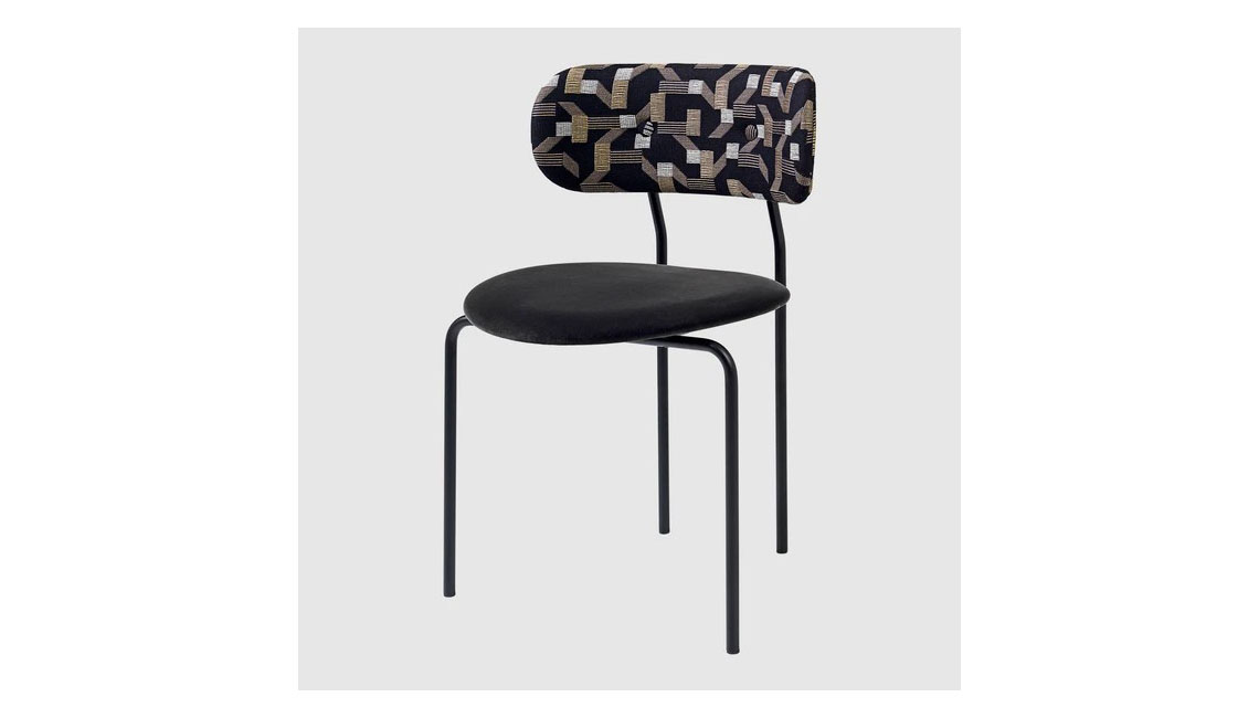 Coco Dining Chair in Dedar Pachisi & Velluto椅子
