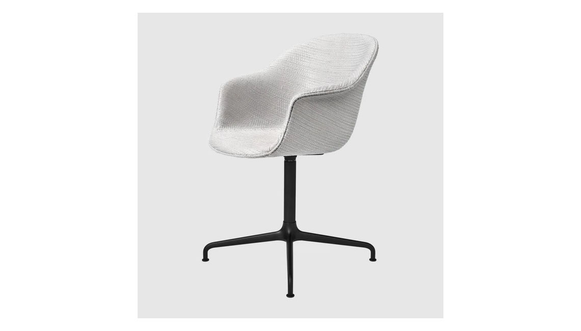 Bat Meeting Chair - Fully Upholstered, 4-Star base书椅