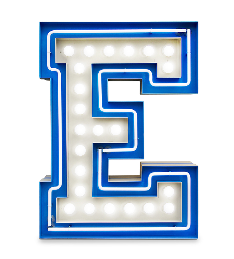 LETTER E 落地灯