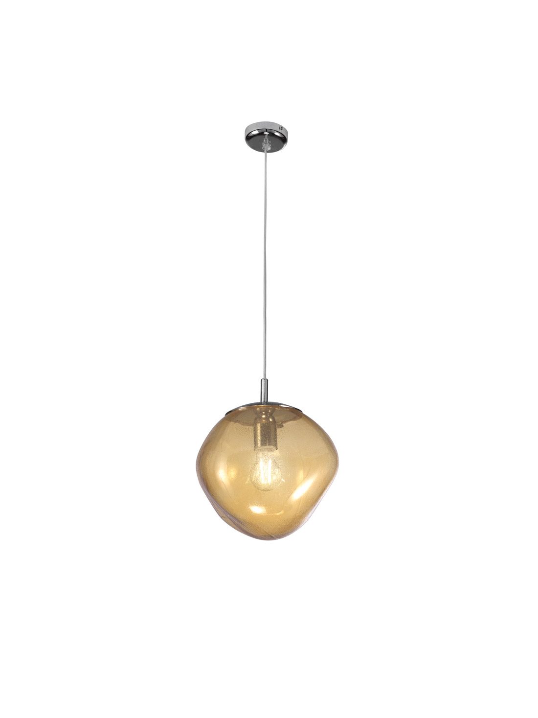 METAL LUX LIGHTSAXA-SAXA SOSPENSIONE AMBRA 吊灯