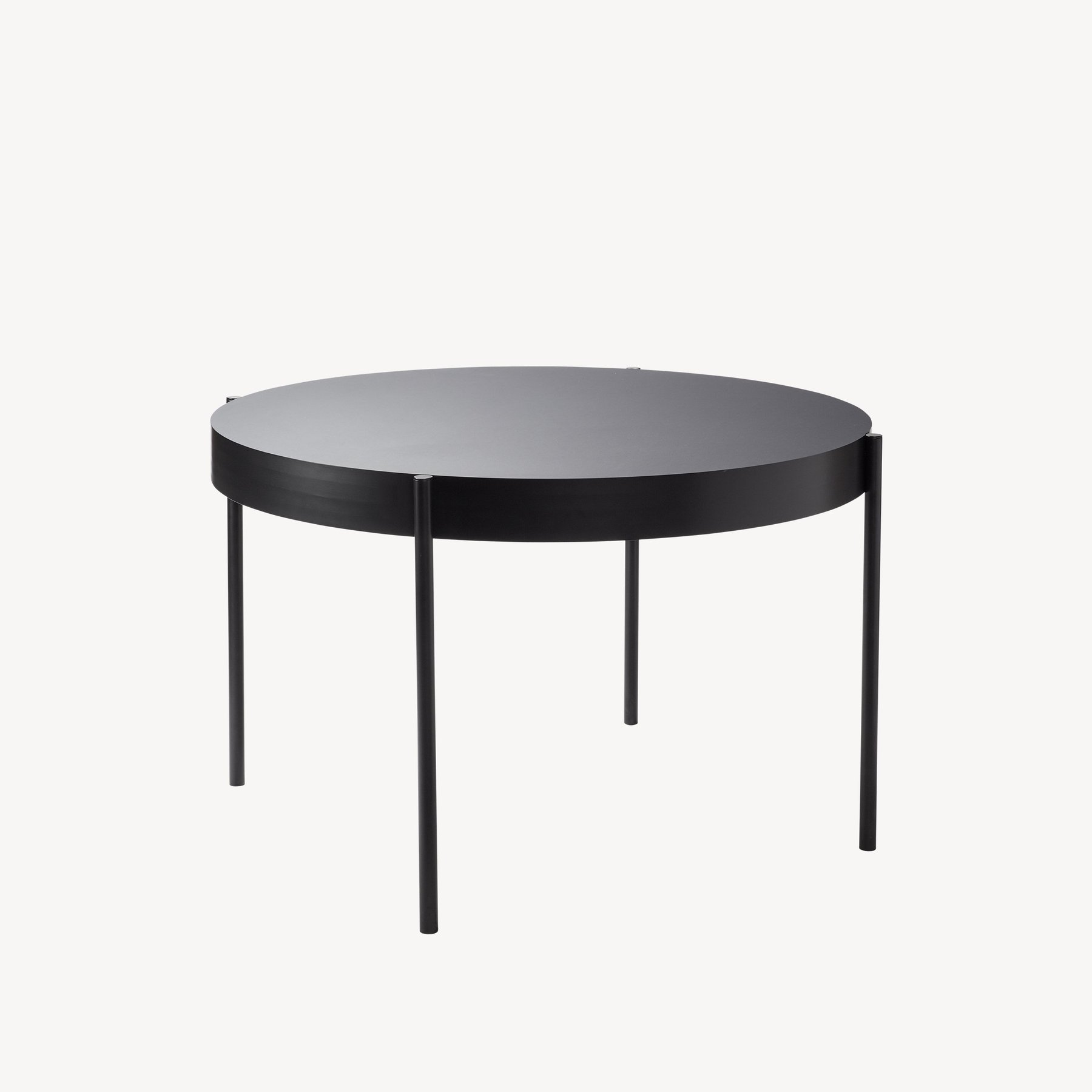 VerpanSERIES 430 TABLE BLACK 圆餐桌