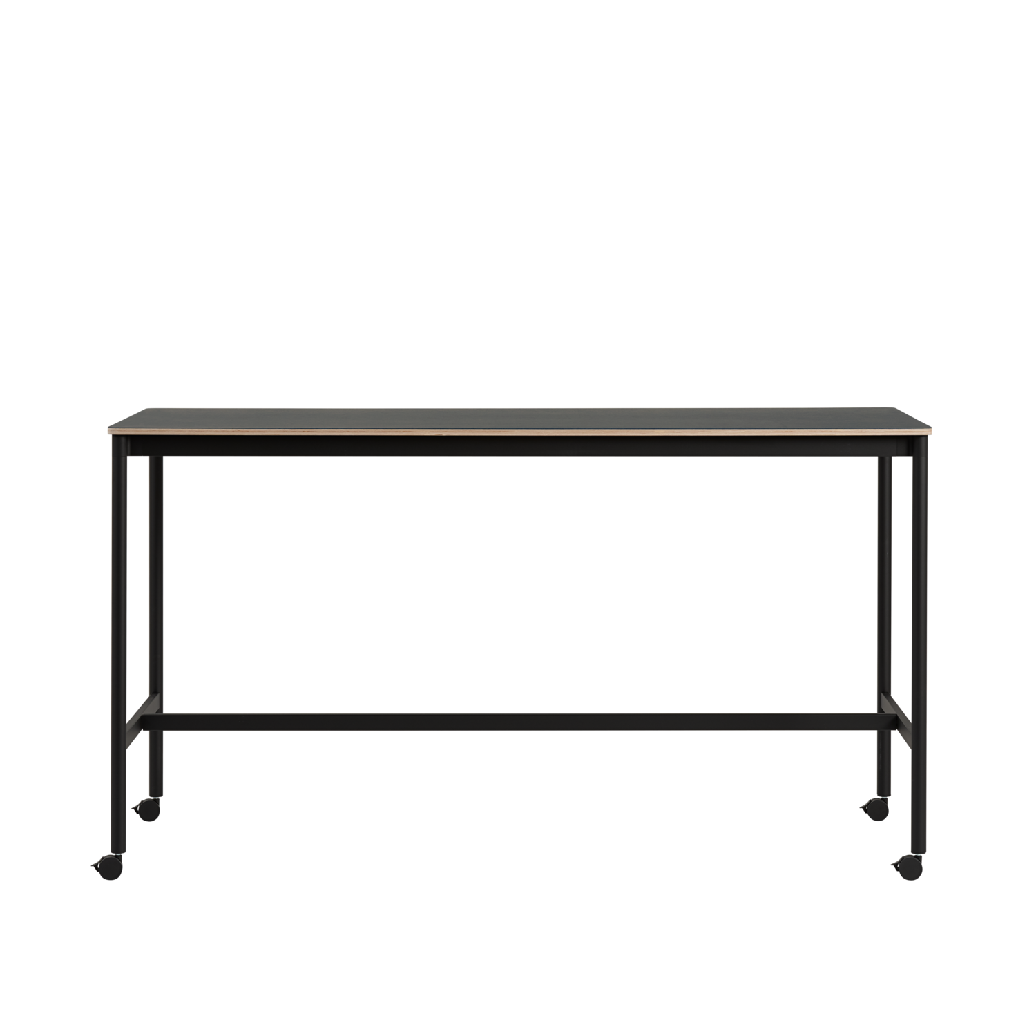 BASE HIGH TABLE With Castors长餐桌