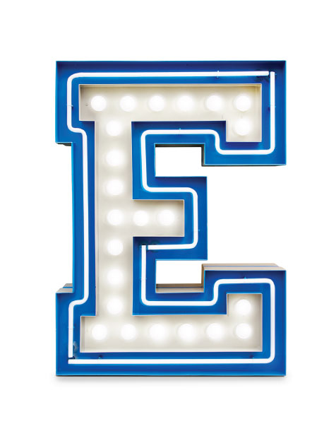 DELIGHTFULLLETTER E GRAPHIC台灯