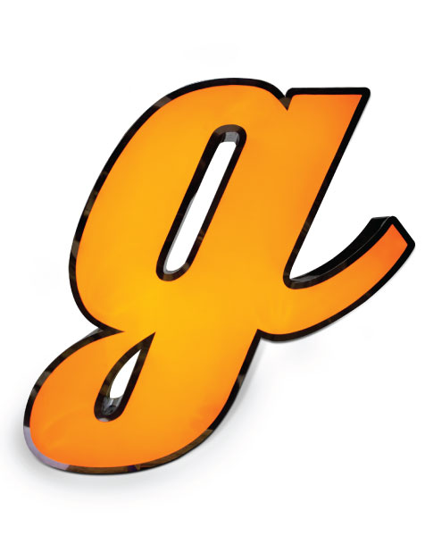 DELIGHTFULLLETTER G GRAPHIC台灯