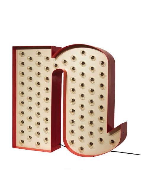 DELIGHTFULLLETTER N GRAPHIC台灯
