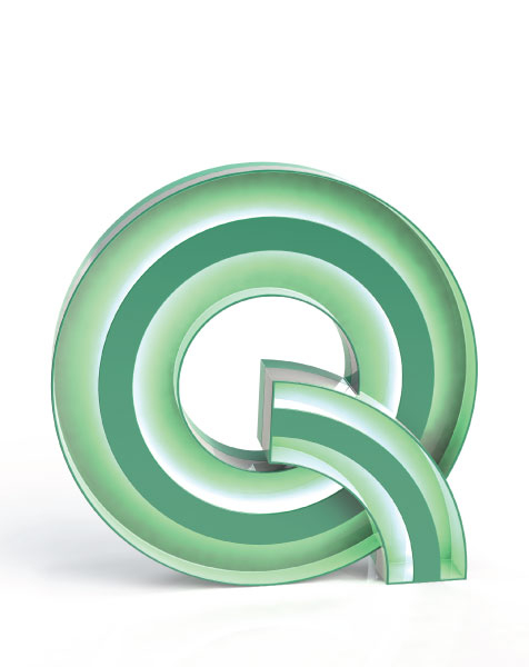 DELIGHTFULLLETTER Q GRAPHIC台灯