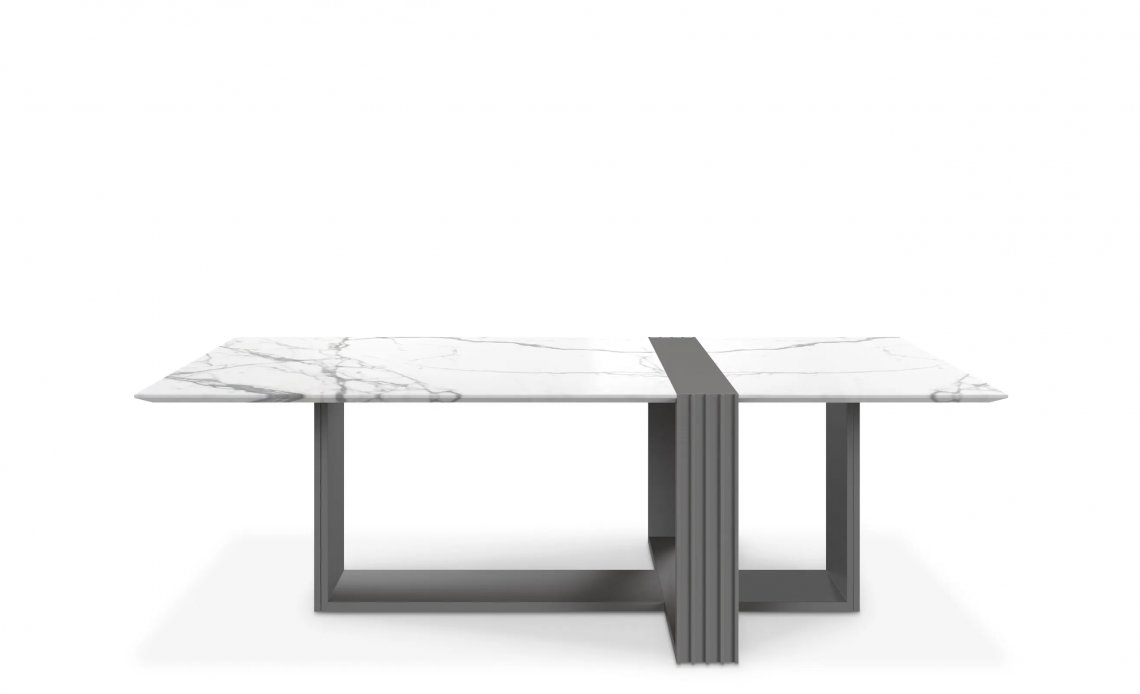 LUXXUVERTIGO GREY DINING TABLE户外餐桌