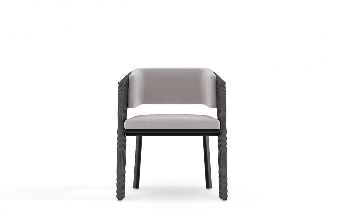 LUXXUGALEA GREY DINING CHAIR户外餐椅