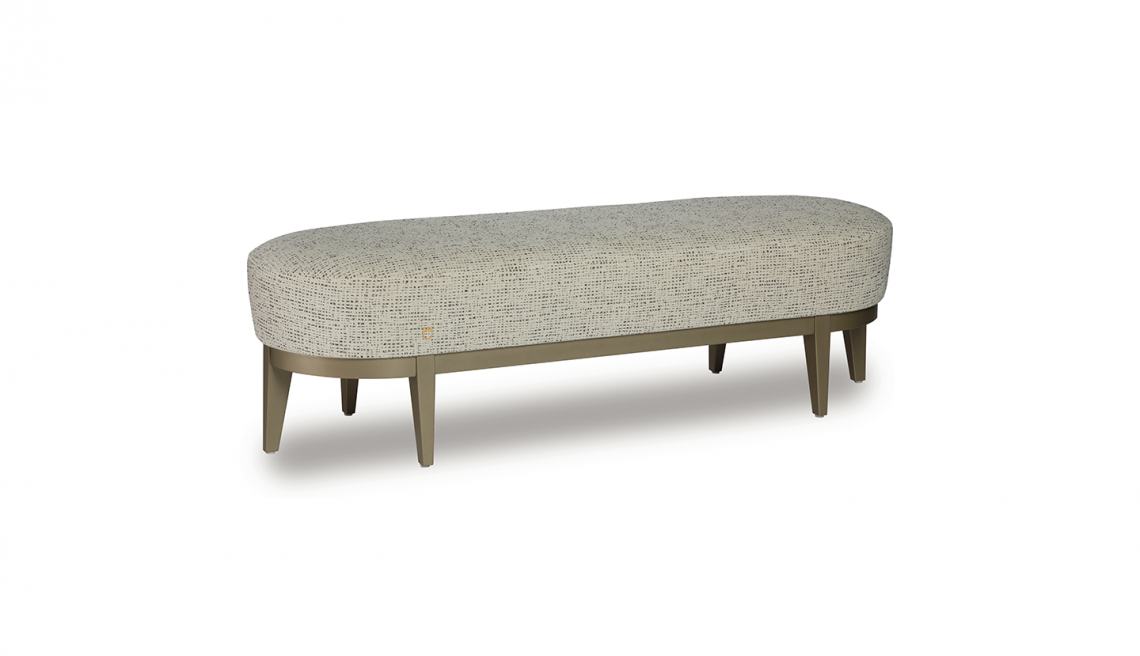 Paolo castelliVenice bench e Venice pouf休闲椅