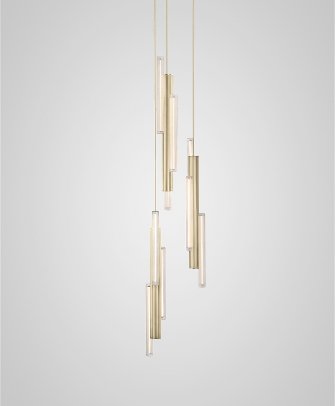 Lee BroomHail 3-piece Chandelier吊灯