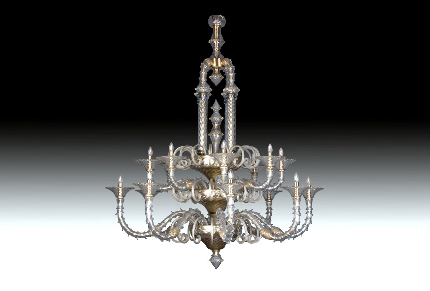 Archimede SegusoREZZONICO MUSEO - 16 Lights吊灯