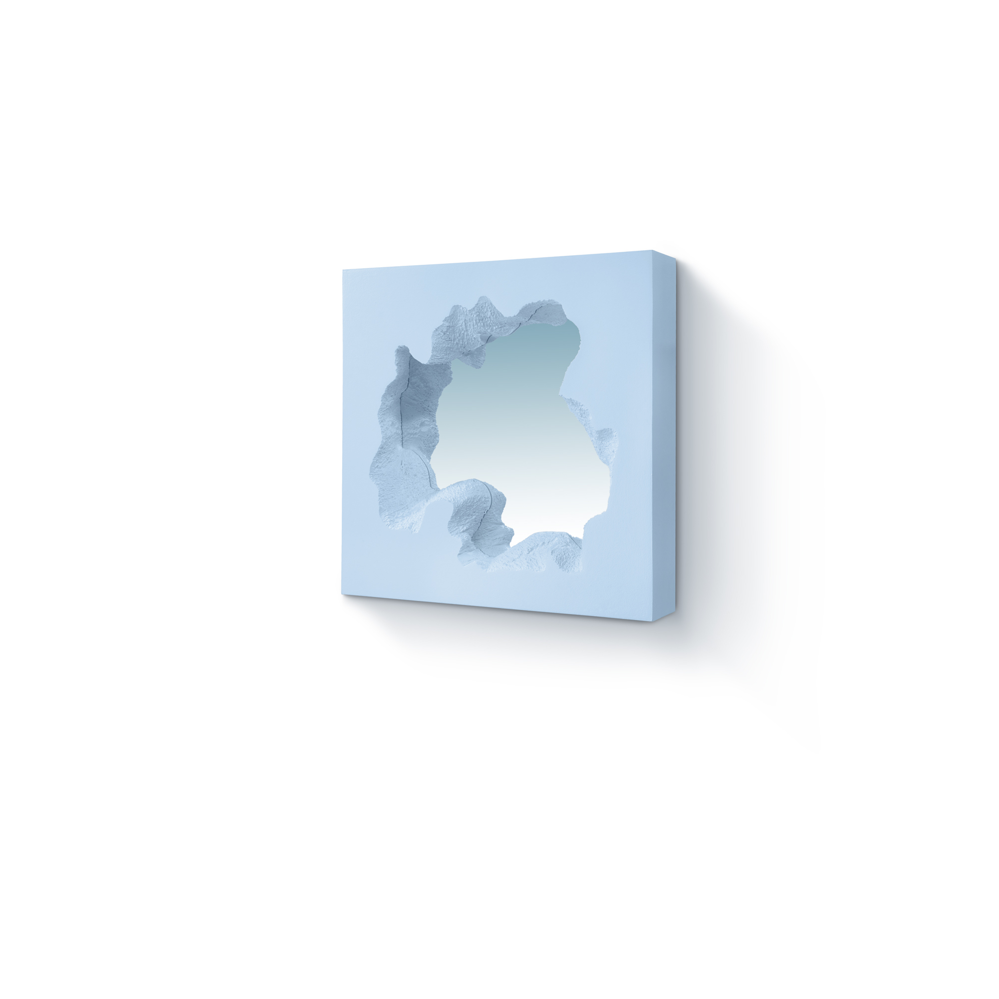 GuframBroken Square Mirror蓝色方形小空镜