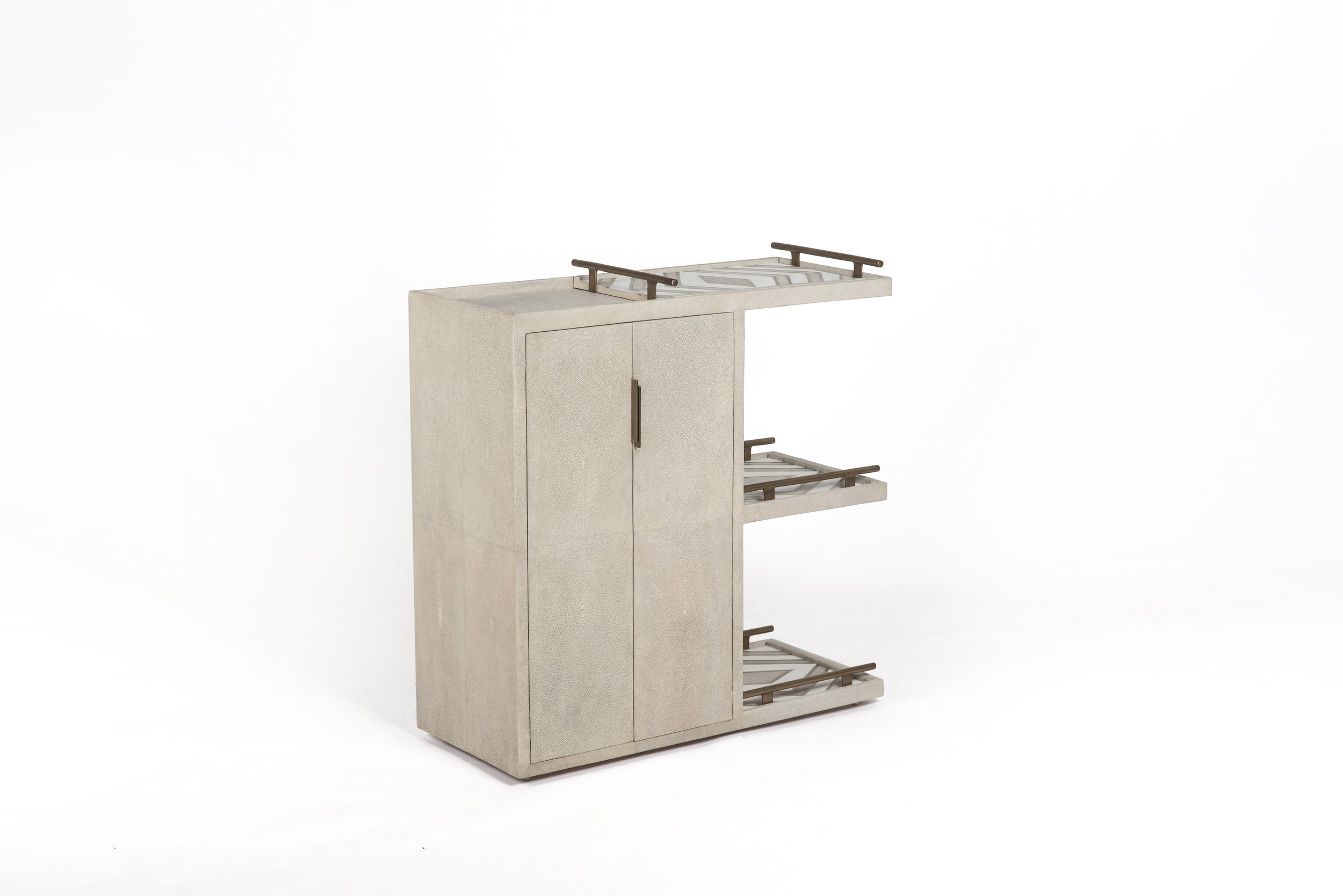 KIFU PARISBar Trolley w3 removable trays酒吧推车