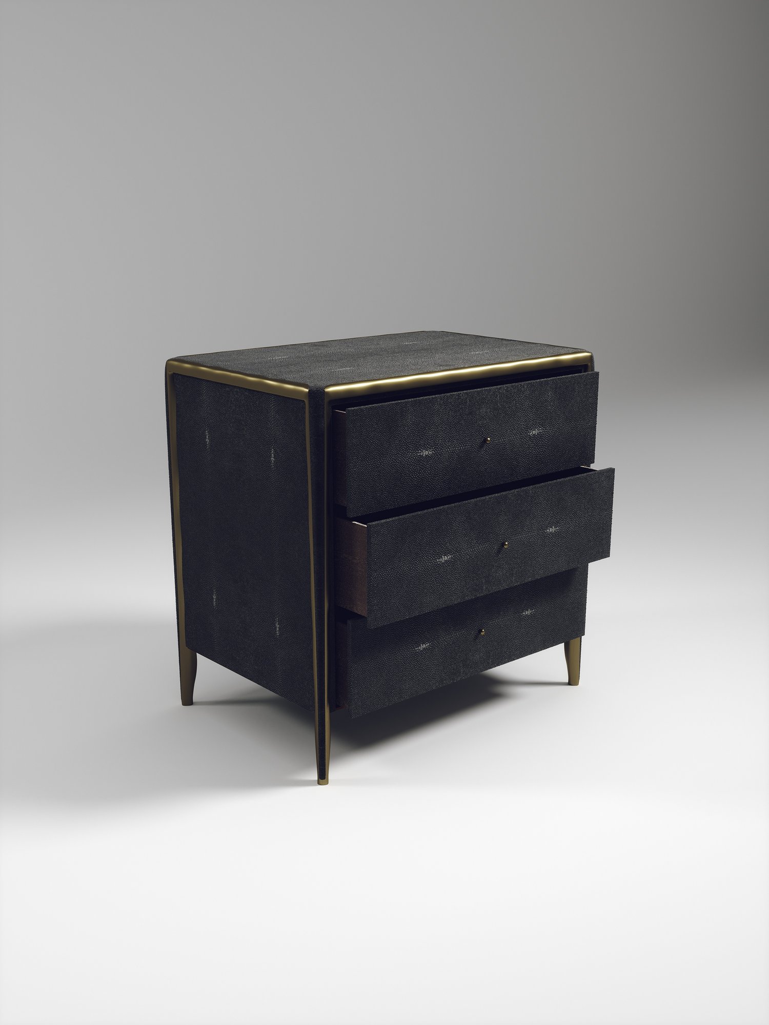 R&Y AugoustiMelting Rectangle Bedside Table床头柜